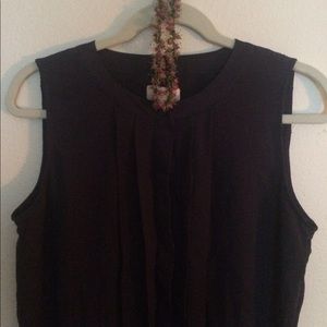 Loft Navy Blue Blouse